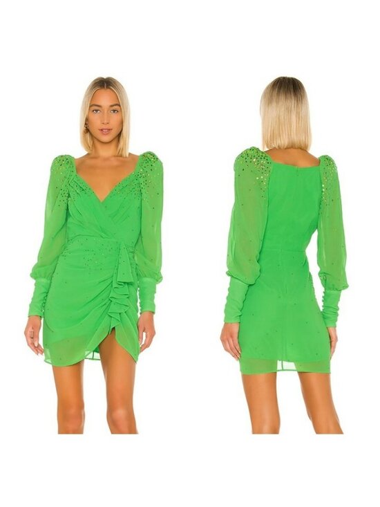 REVOLVE Dresses & Skirts - LPA Braxton Embellished Dress - Green